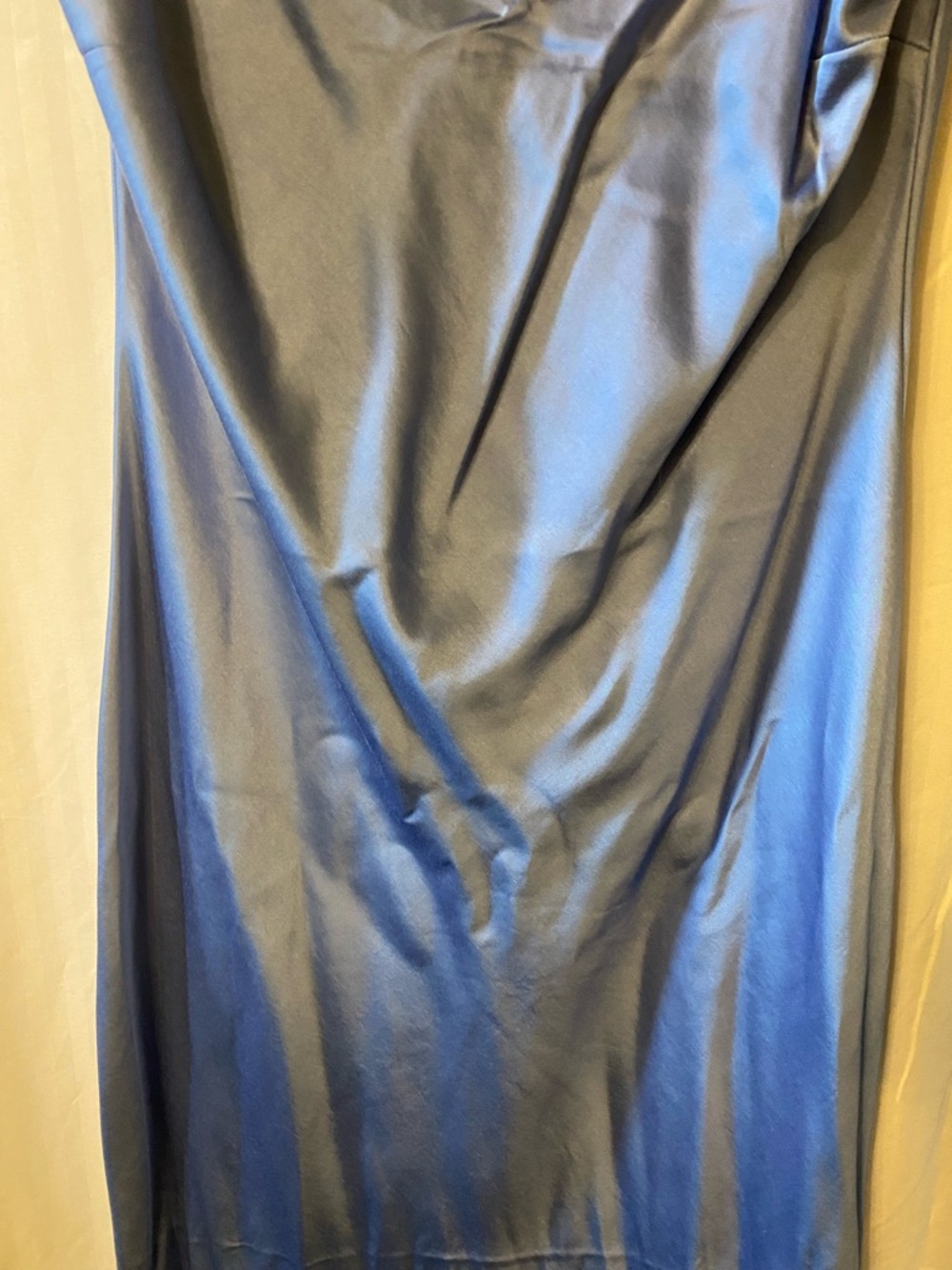 BNWOT Express Satin Slip Midi Dress in Shimmering Periwinkle Blue Size Medium - Picture 3 of 10